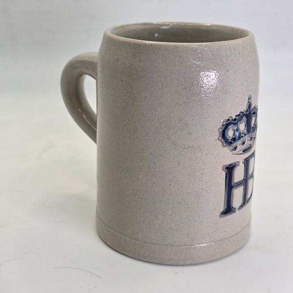 Hofbräuhaus München Beer Mug 0.25L HB Crown Logo Stoneware Germany - Picture 5 of 13